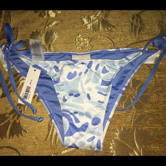 Indie Soul Jasmine Blue Camo Bikini Bottom NWT - Picture 3 of 3
